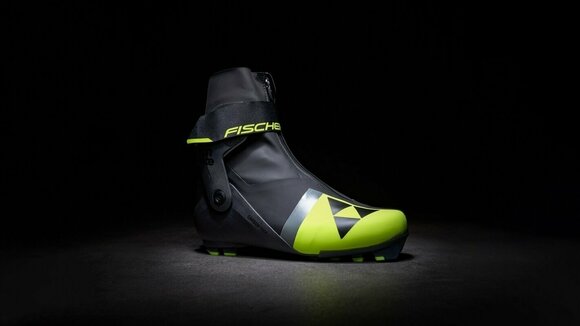 Botas de esqui de cross-country Fischer Carbonlite Skate Boots Black/Yellow 10,5 Botas de esqui de cross-country - 5