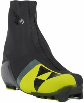 Běžecké lyžařské boty Fischer Carbonlite Classic Boots Black/Yellow 9,5 - 2
