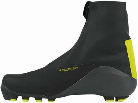 Chaussures de ski fond Fischer Carbonlite Classic Boots Black/Yellow 9,5 - 3