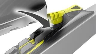 Wiązanie narciarskie Fischer Race Classic IFP Black/Yellow Wiązanie narciarskie - 4