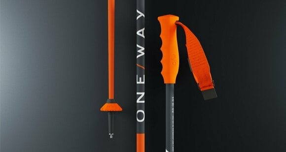 Lyžiarske palice One Way RD 16 GS Poles Orange/Black 125 cm Lyžiarske palice - 5