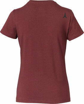 Ski T-shirt/ Hoodies Atomic W Alps Maroon M T-Shirt - 2