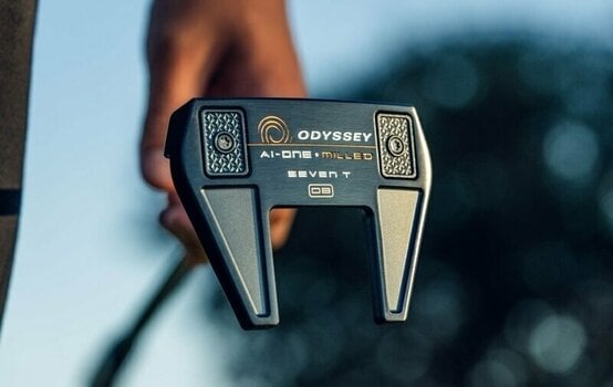 Kij golfowy - putter Odyssey Ai-One Milled Seven Double Bend Lewa ręka 35'' - 16