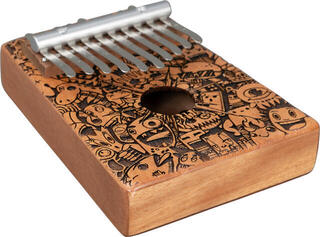 Kalimba Sela Art Series 10 Little Monster Laser Little Monster Laser Kalimba - 3