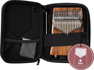 Kalimba Sela 17 Koa Hollow with Pickup Kalimba - 7