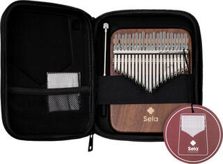 Kalimba Sela 21 Black Walnut Solid Kalimba - 7