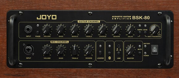Amplificador combo para guitarra eletroacústica Joyo BSK-80 (Apenas desembalado) - 8