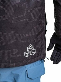 Lyžařská bunda Meatfly Manifold Mens SNB and Ski Jacket Morph Black M - 7