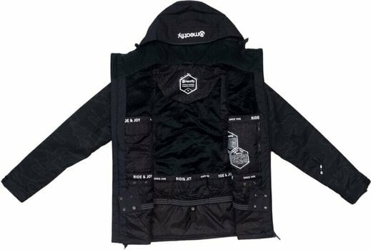 Lyžařská bunda Meatfly Manifold Mens SNB and Ski Jacket Morph Black XL - 13