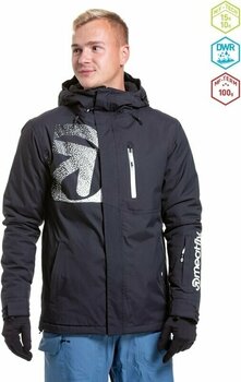Smučarska jakna Meatfly Shader Mens SNB and Ski Jacket Black M - 2