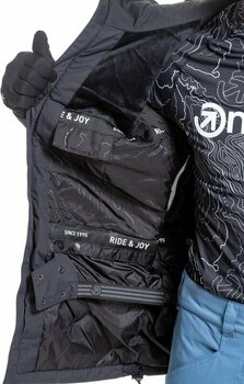 Lyžiarska bunda Meatfly Shader Mens SNB and Ski Jacket Black M Lyžiarska bunda - 11