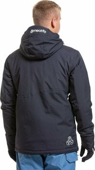 Lyžařská bunda Meatfly Shader Mens SNB and Ski Jacket Black XL - 3
