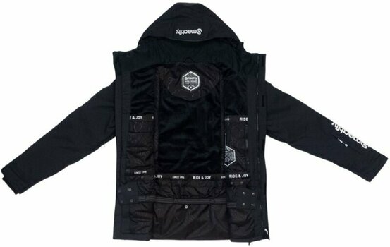 Lyžiarska bunda Meatfly Shader Mens SNB and Ski Jacket Black XL - 14