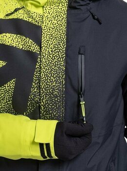 Ски яке Meatfly Shader Mens SNB and Ski Jacket Acid Lime/Black L Ски яке - 8