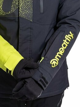 Ски яке Meatfly Shader Mens SNB and Ski Jacket Acid Lime/Black L Ски яке - 9