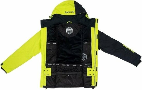 Ски яке Meatfly Shader Mens SNB and Ski Jacket Acid Lime/Black L Ски яке - 11