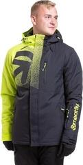 Lyžařská bunda Meatfly Shader Mens SNB and Ski Jacket Acid Lime/Black XL Lyžařská bunda - 3