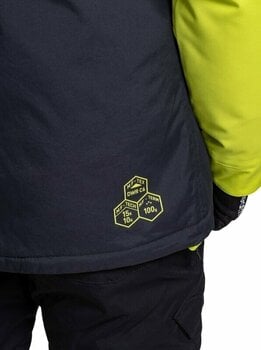 Casaco de esqui Meatfly Shader Mens SNB and Ski Jacket Acid Lime/Black XL - 5