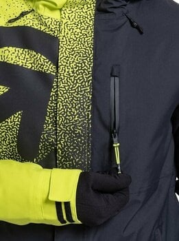 Casaco de esqui Meatfly Shader Mens SNB and Ski Jacket Acid Lime/Black XL - 8