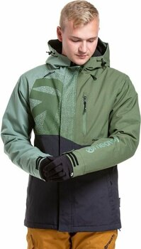 Ски яке Meatfly Shader Mens SNB and Ski Jacket Sea Spray L Ски яке - 4