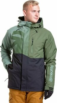 Ски яке Meatfly Shader Mens SNB and Ski Jacket Sea Spray L Ски яке - 5
