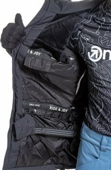 Ски яке Meatfly Shader Mens SNB and Ski Jacket Sea Spray L Ски яке - 11