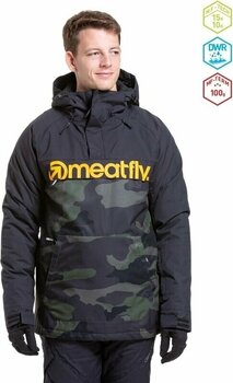 Lyžiarska bunda Meatfly Slinger Mens SNB and Ski Jacket Rampage Camo M - 2