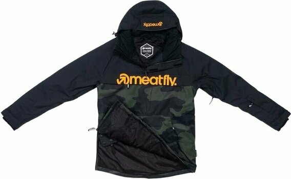 Smučarska jakna Meatfly Slinger Mens SNB and Ski Jacket Rampage Camo M - 13
