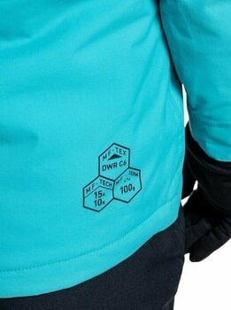 Ски яке Meatfly Kirsten Womens SNB and Ski Jacket Hot Pink/Turquoise S Ски яке - 7