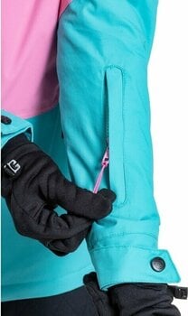 Ски яке Meatfly Kirsten Womens SNB and Ski Jacket Hot Pink/Turquoise S Ски яке - 11