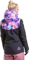 Lyžařská bunda Meatfly Kirsten Womens SNB and Ski Jacket Peach Aquarel/Black S Lyžařská bunda - 2