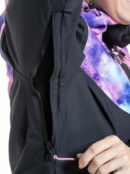 Ski Jacke Meatfly Kirsten Womens SNB and Ski Jacket Peach Aquarel/Black M Ski Jacke - 10