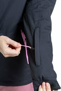 Ski Jacke Meatfly Kirsten Womens SNB and Ski Jacket Peach Aquarel/Black M Ski Jacke - 12