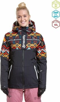 Ски яке Meatfly Kirsten Womens SNB and Ski Jacket Black L Ски яке - 2
