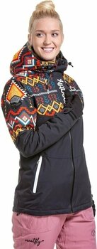 Ски яке Meatfly Kirsten Womens SNB and Ski Jacket Black L Ски яке - 6