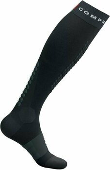 Laufsocken
 Compressport Alpine Ski Full Socks Black/Steel Grey T2 Laufsocken - 3