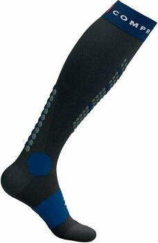Running socks
 Compressport Alpine Ski Full Socks Black/Estate Blue T1 Running socks - 3