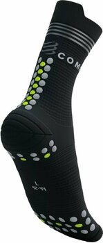 Κάλτσες Τρεξίματος Compressport Pro Racing Socks v4.0 Run High Flash Black/Fluo Yellow T2 Κάλτσες Τρεξίματος - 2