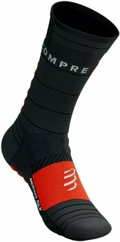 Hardloopsokken Compressport Pro Racing Socks Winter Run Black/High Risk Red T3 Hardloopsokken - 2