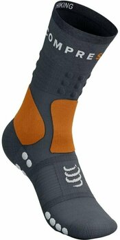 Calcetines para correr Compressport Hiking Socks Magnet/Autumn Glory T4 Calcetines para correr - 2