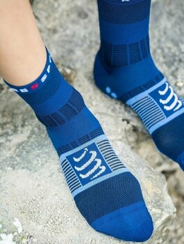 Running socks
 Compressport Fast Hiking Socks Estate Blue/Pacific Coast T1 Running socks - 3