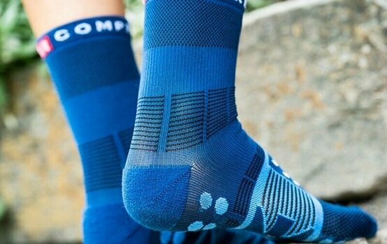 Running socks
 Compressport Fast Hiking Socks Estate Blue/Pacific Coast T1 Running socks - 5