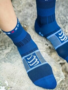 Calcetines para correr Compressport Fast Hiking Socks Estate Blue/Pacific Coast T4 Calcetines para correr - 3