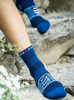 Čarape za trčanje
 Compressport Fast Hiking Socks Estate Blue/Pacific Coast T4 Čarape za trčanje - 4