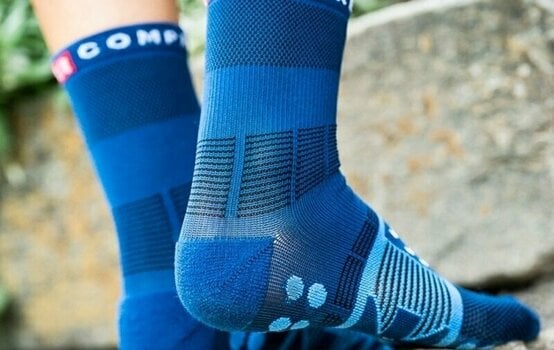Calcetines para correr Compressport Fast Hiking Socks Estate Blue/Pacific Coast T4 Calcetines para correr - 5