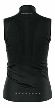 Μπουφάν για Τρέξιμο Compressport Hurricane Windproof Vest W Black XS Μπουφάν για Τρέξιμο - 2