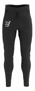 Běžecké kalhoty / legíny Compressport Hurricane Windproof Seamless Pants Black M Běžecké kalhoty / legíny - 2