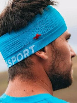 Лента за глава за бягане
 Compressport Headband On/Off Hawaiian Ocean UNI Лента за глава за бягане - 4