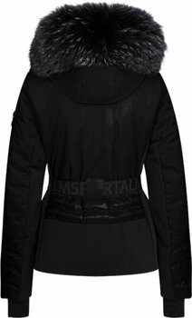 Ski Jacke Sportalm Oxford Womens Jacket with Fur Black 38 - 2