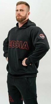Fitness mikina Nebbia Long Pullover Hoodie Legacy Black L Fitness mikina - 2